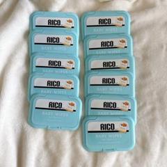 おしり拭きの蓋　RICO BABY WIPES フレグランスフリー 11個セット