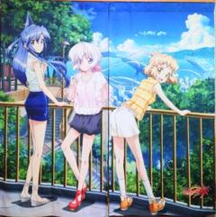 ひ*し様 戦姫絶唱シンフォギアGX 描き下ろしカーテン(響＆翼