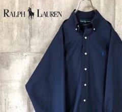 ラルフローレン Ralph Lauren 長袖シャツ 刺繍ロゴ ビッグシルエット