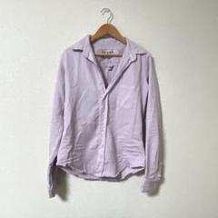 フランクアンドアイリーン barry ダメージ加工 長袖シャツ