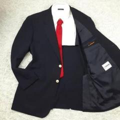 美品 XL相当◎renoma レノマ 紺ブレザー 金ボタン セレモニー 背抜き