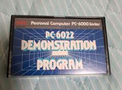 NEC PC-6022 デモプログラム カセット