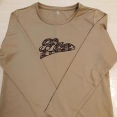 FILA テニス　XL ベージュ 長袖Tシャツ
