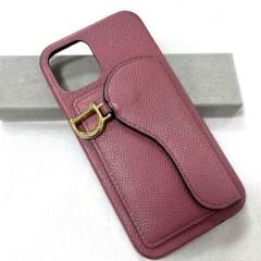 <Christian Dior>サドル iPhone12/12pro カバー