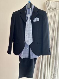 OLIVER HOUSE フォーマルスーツ 子供サイズ120cm 黒・水色