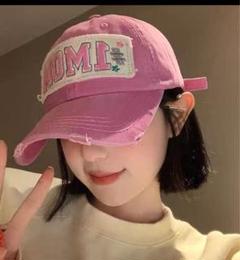 人気 韓国CAP 韓国ファッション ピンク