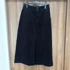 【pas de calais】ストレッチコールスカート✴︎黒✴︎新品未使用タグなし pas de calais】ストレッチコールスカート✴︎黒✴︎新品未使用