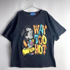 10s Disney ミッキー 溶ける ポップアート Tシャツ スーベニア