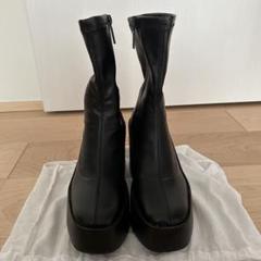 新品☆ZARA ザラ フェイクパール付きアンクルブーツ 23.5