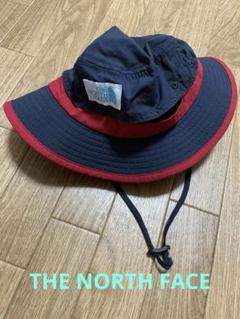 THE NORTH FACE バケットハット ネイビー/レッド　サイズKS