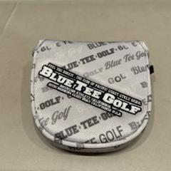 BLUE TEE GOLF マレット型 パター用ヘッドカバー【グレー✖︎ホワイト】のサムネイル