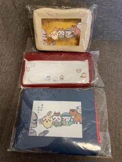 ちいかわ　郵便局コラボ　窓口ポーチ　ゆうびんやさんのバッグ　封筒ポーチ　セット