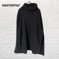 MASTERPIECE♡マスターピース ウールタートルニット 黒 柔らか 古着