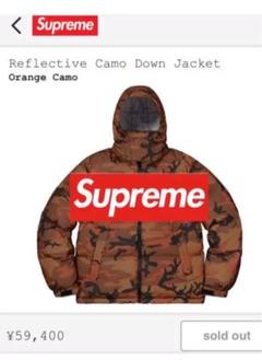 新品未使用Reflective Camo Down Jacket