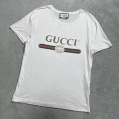 グッチ ロゴ 半袖Tシャツ ホワイト XS