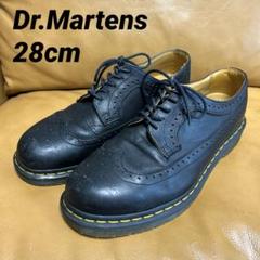 最終値下【匿名配送】UK3[外箱有]Dr.Martens ウイングチップ ドクターマーチン 白黒 ウイングチップ シューズ UK3 22cm