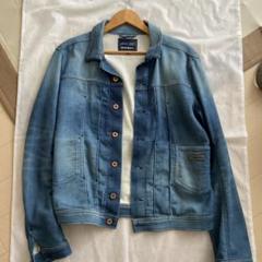 【完売】  ピニャさま専用DIESEL デニムジャケット グラデーションブルー L ジャケット・アウター