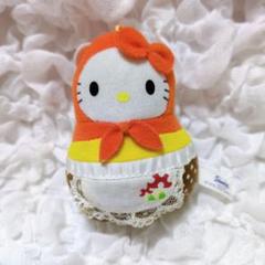 レア　ハローキティ マトリョーシカ風 ぬいぐるみ 2008年製 音が鳴ります