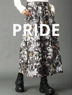 【新品未使用タグ付】PRIDE プライド ミックスフラワープリント ワイドパンツ