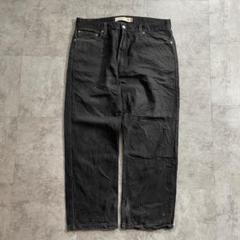 00s ドミニカ製 Levis 569 W34 L32 ブラック リーバイス569 W34 ブラックデニム パンツ 黒 ボトム 00s 12090