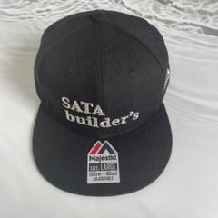 佐田ビルダーズ キャップ ブラック 新作 バットボーイズ 未使用 SATA builder's キャップ 佐田ビルダーズ - メルカリ