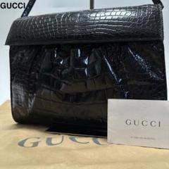 超希少✨グッチ レディロック シャイニング クロコダイル