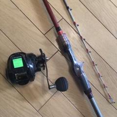 PE0.8号付1.75m MAX300g2ピースロッド&カウンター付ベイトリール PE0.8号付1.75m MAX300g2ピースロッド&カウンター付ベイトリール