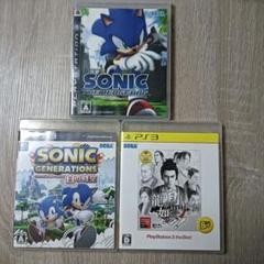PS3 ソニック ソニックジェネレーションズ 龍が如く剣参！