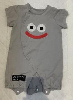 ドラクエ ベビー＆キッズ 半袖ロンパース 前開き メタルスライム　60〜70cm