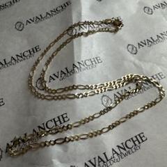 AVALANCHE フィガロネックレス&ジーザス　ヘッド　10k 最終値下げ AVALANCHE フィガロネックレス&ジーザスヘッド10k 最終値下げ