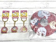 ちいかわ　ご当地キーホルダー　岡山　桃から生まれた桃太郎　ノベルティセット