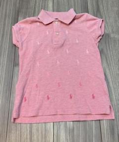 美品　ポロラルフローレン　キッズ　ポロシャツ　110サイズ　ピンク