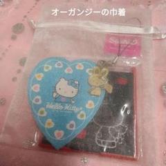 SANRIO♡ハローキティ メモ用紙付きミニミラー、ストラップセット