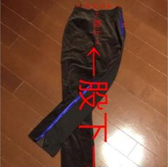 OLLEBOREBLA アルベロベロ　黒パンツ　裾ベルト有り F899 OLLEBOREBLA アルベロベロ ブラック×裏地総柄 キルティング