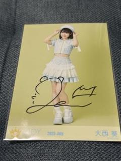 尾木波菜 生写真　直筆　サイン　ウエスタン衣装　コメあり　コメントあり ≠ME尾木波菜ちゃんウエスタン衣装6周年直筆 - メルカリ