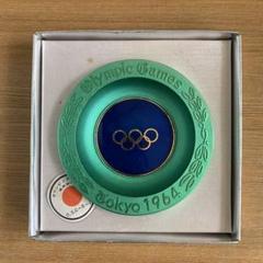 1964年　東京オリンピック記念品　６枚セット皿 東京オリンピック記念 100円銀貨 昭和39年(1964) 極美品 5枚