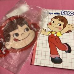超激レア ペコちゃん カービング コインケース 牛革 FUJIYA