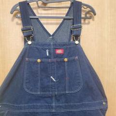Dickies ダークブルー デニムオーバーオールビックsize48×30
