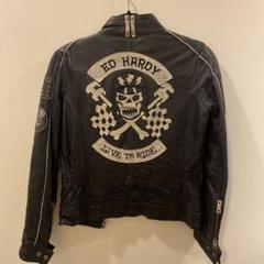 中古品⭐︎エドハーディー　ライダースジャケット　Sサイズ 2025年最新】Ed Hardy その他の人気アイテム - メルカリ