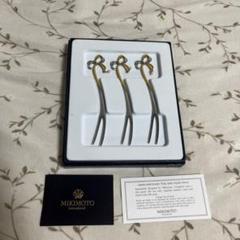 MIKIMOTO　未使用　楽器スプーン、フォーク セット 各5本入り パール付き 712GTREX2WL._UF894,1000_QL80_.jpg