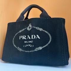 極美品✨ PRADA カナパ S ハンドバッグ 2way 黒 ショルダー付