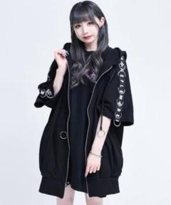 【 黒 Dカン テープロゴ】即完売 レフレム リング ジップパーカー 黒 Dカン テープロゴ】即完売 レフレム リング ジップパーカー
