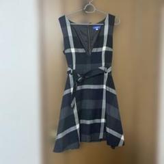 BLUE LABEL CRESTBRIDGE ノースリーブ ワンピース ウール ブルーレーベルクレストブリッジ BLUE LABEL CRESTBRIDGE ウール