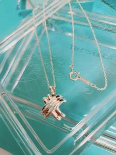 ○ TIFFANY&Co. シグネチャー ネックレス k18 箱付き TIFFANY&Co. ティファニー シグネチャー ネックレス K18YG
