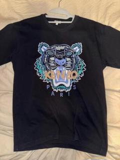 ケンゾー　KENZO　Tシャツ　黒　タイガー　虎　刺繍　サイズМ 美品】希少 KENZO ケンゾー 刺繍Tシャツ タイガー