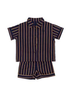 Pajamas Navy Stripe 100