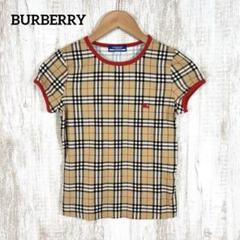 未使用級✨Burberryバーバリー　半袖　ノバチェック　メガチェック バーバリーチルドレン 半袖シャツ ノバチェック メガチェック 2Y