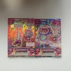 アイカツ カードセット　ナイトメアカプリコーン　エンジェルアリス アイカツ カードセット ナイトメアカプリコーン エンジェル