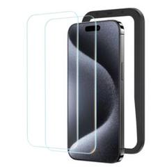 iPhone 15 Pro Max ガラスフィルム カメラフィルム ガイド枠付き