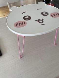 クマの顔デザイン折りたたみテーブル